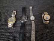 Zestaw 4 zegarków Swatch, timex, lorus, geneva