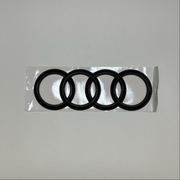 Znaczek Audi Czarny 1 sztuka Część Zamienna Pakiet Black Volkswagen Skoda