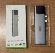 HODO 8-IN-1 USB C Hub dedykowany do MacBooka Pro i Air - Nowy!