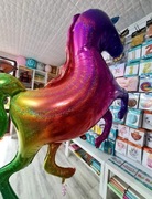 Balon foliowy jednorożec, mega duży, 130cm. 