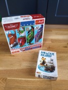 Dwie gry Sky race samoloty i Pirackie skarby trefl egmont