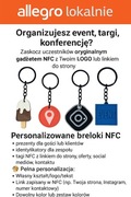 Brelok NFC z personalizacją – logo, social media, kontakt – Twój projekt!