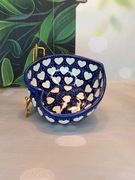 Miska ceramiczna serce Bolesławiec 0,8L.