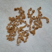 LEGO 92338 łańcuch 5 ogniw krótki złoty 5szt