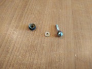 UNITRA ZRK magnetofon M 9108 śruba ramki wskaźników poziomu wysterowania 