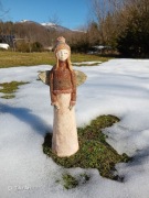 Anioł ceramiczny, bieszczadzkie anioły handmade