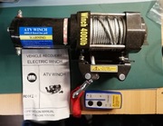 Wyciągarka 1.81T 4000lb 12V sterowanie bezprzewodowe, pilot, prowadnica