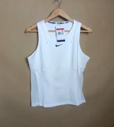 nowa nike court tank top damska L biała slim fit sportowa premium lux