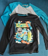 Komplet bluzek r. 140 Chłopiec  C&A zestaw