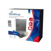MediaRange CD Leerbox 10szt Single SlimCase retail