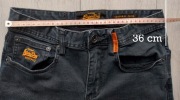 Jeansy Superdry Corporal Slim - Klasyczny Czarny Denim