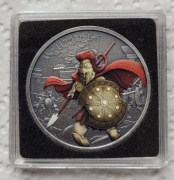 Medal Legendary Warriors: Achilles 2023, Antique Color, 1oz, Ag 999