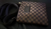 Louis Vuitton Damier Ebene Brooklyn Flat Pochette Z rachunkiem 