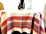 ADAMASZEK LNIANY,LEN z szeroką bordiurą.243x145cm.OKAZJA !!!