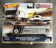 Hot wheels team transport Euro Hauler Mercedes-Benz 300sl premium 