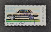 Stary znaczek pocztowy Polska FSO Polonez 1500 PRL 