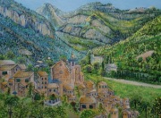 Obraz Olejny Majorka Valldemossa Góry Pejzaż