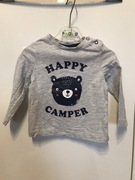 KOMPLET CHŁOPIĘCY - BLUZKA, SPODNIE - rozmiar 74