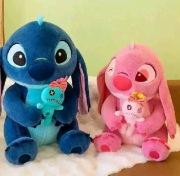 Maskotka stitch z pacynka dla dzieci 35 cm 