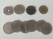 Stare żetony Izrael ,Szwajcaria itp