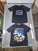 Sonic Reserved Primark Dwie Koszulki Chłopięce Rozmiar 128-134