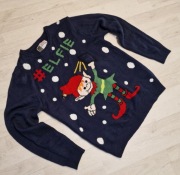 sweter świąteczny mikołaj bluza sweterek  L 1786