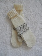 Wełniane rękawiczki damskie r. M