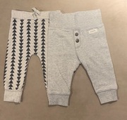 Dwie pary uroczych spodenek 68 w stanie bardzo dobrym