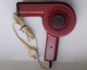 Suszarka do włosów z PRL-u, Farel SRN-15A, klasyczna bordowa 