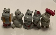 Stare figurki w dobrym stanie nr3. Likwidacja kolekcji. Happy Hippos 1988r