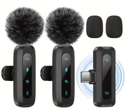 MIKROFON BEZPRZEWODOWY KRAWATOWY USB-C + ADAPTER DO IPHONE!!