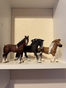 Zestaw 3 kolekcjonerskich nowych figurek koni Schleich wraz z metkami