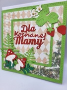 Kartka  ręcznie wykonana dla Mamy