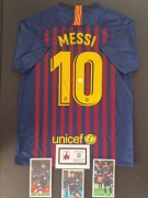 Messi Autograf Koszulka Fc Barcelona 2018-19