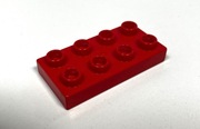 LEGO DUPLO Klocek czerwony 2x4 piny niski