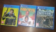 Gry do PlayStation 4  w zestawie trzy gry 