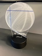 Lampka LED 3D koszykówka RGB + pilot | Plexido GO JASONEK