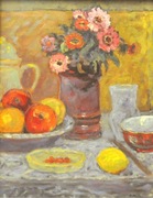 Jabłka i cynie Kazimierz Wilk 1700 zł