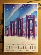 The Cure plakat koncertowy USA San Francisco 2023