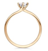 Pierścionek Valentine YES diament E SI1 0.26 carat
