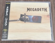 MEGADETH - Risk (Japan CD)obi,naklejki