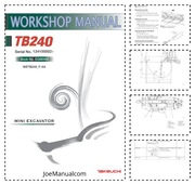 Takeuchi TB240 Service Manual Instrukcja serwisowa naprawcza 124100002-
