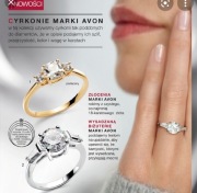 Pierścionek Nella rozmiar 8 Avon NOWY