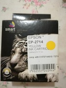 Tusz Smart Print EP-2714 do drukarek Epson  kolorze żółtym. 