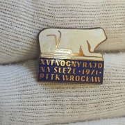 Odznaka PTTK Wrocław Nocny Rajd na Ślężę 1971