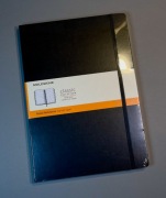 Notatnik Moleskine XXL, czarny, w linię, nowy