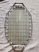 Metalowa, duża taca