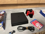 !! uwaga - Playstation 4 PS4 Slim + 2xPAD+stacja ładowania+gra+pudełko