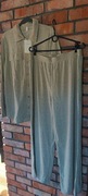 Komplet koszula + spodnie r. XL. Kolor pistacjowy.
