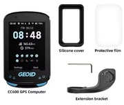 GEOID CC600 Nawigacja/Licznik rowerowy z GPS i LCD Color + uchwyt + etui